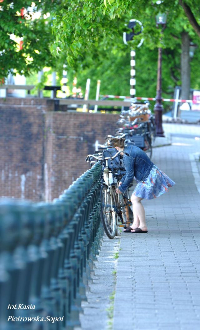 Amsterdam - Rowerem na randkę.
