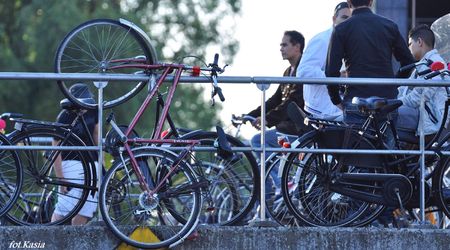Amsterdamskie parkowanie. – Holandia
