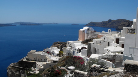 pocztówkowe Santorini – Grecja