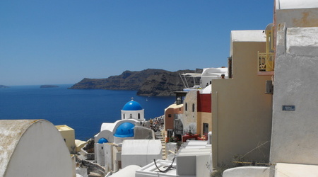 pocztówkowe Santorini – Grecja