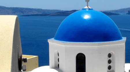 pocztówkowe Santorini – Grecja