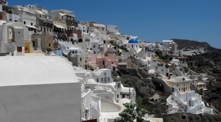 pocztówkowe Santorini – Grecja