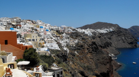 pocztówkowe Santorini – Grecja