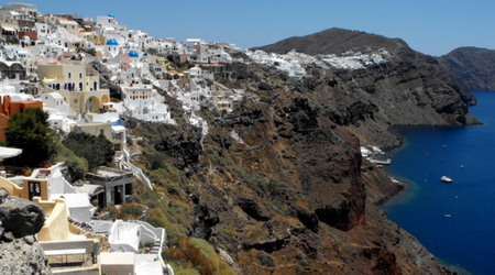 pocztówkowe Santorini – Grecja