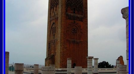 Niedokonczony minaret hassana ii – Rabat, Maroko