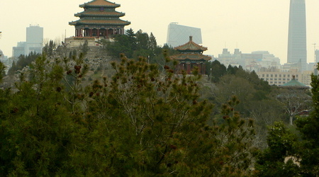 Pekin - park Bei Hai - widok na – Chiny