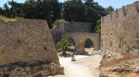 Mury obronne i bastion św. Jerzego – Rodos, Grecja