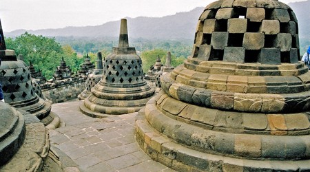 Świątynia Borobudur, Jawa. – Yogyakarta, Indonezja