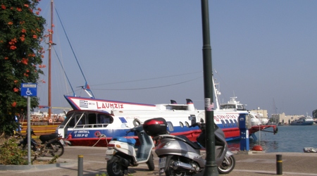 miasto Kos- nabrzeżny bulwar – Grecja