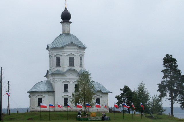 CERKIEW NA WYSPIE STOŁOBNYJ -JEZIORO SELIGER