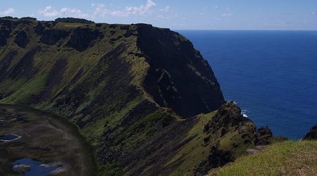 Wulkan Rano Kau – Wyspa Wielkanocna, Chile