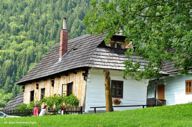 Vlkolinec - cudowna wioska położona w Wielkiej Fatrze..