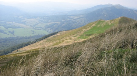 Widoki ze szczytu – Bieszczady, Polska