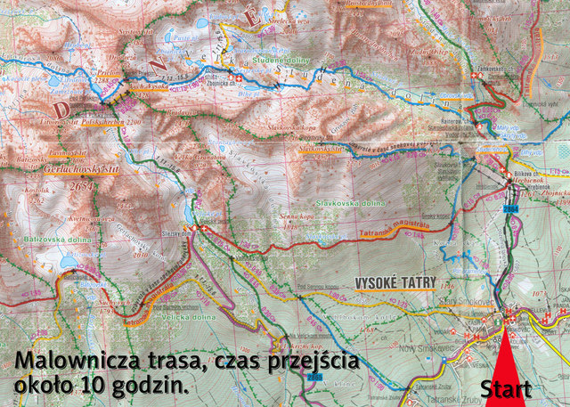 Pętla zbójnica.. TATRY, Słowacja