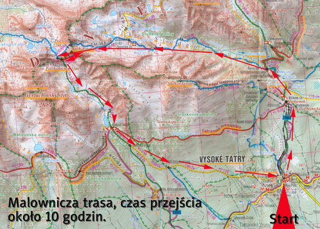Pętla zbójnica... Słowacja Tatry