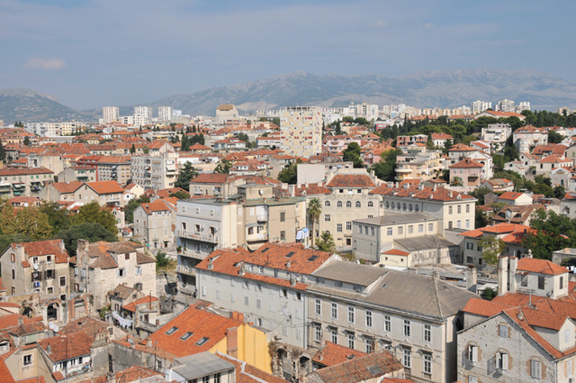 Split  31 - widok z wieży katedralnej