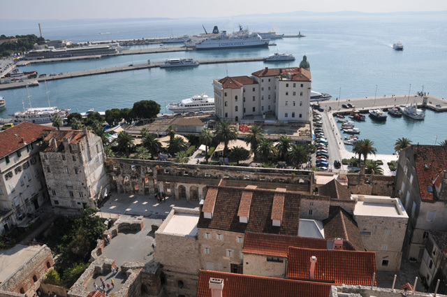 Split  37 - widok z wieży katedralnej