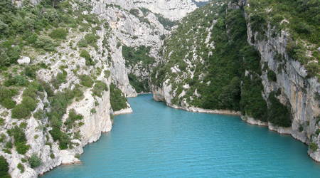 Kanion rzeki Verdon – Bauduen, Francja
