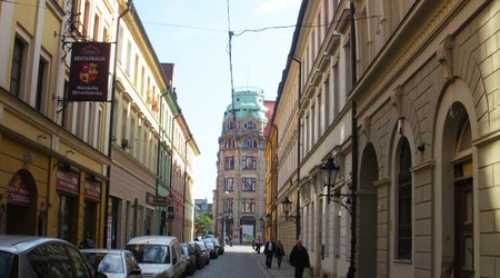 Wrocławskie uliczki starego miasta – Polska