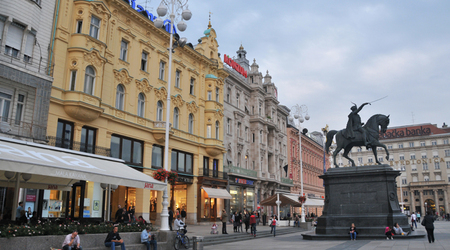 Zagrzeb - Plac Bana Josipa Jelacicia – Chorwacja