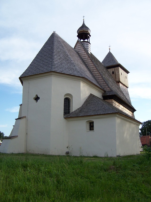 Kościół drewniano-murowany w Gliwicach-Ostropie, gotycki