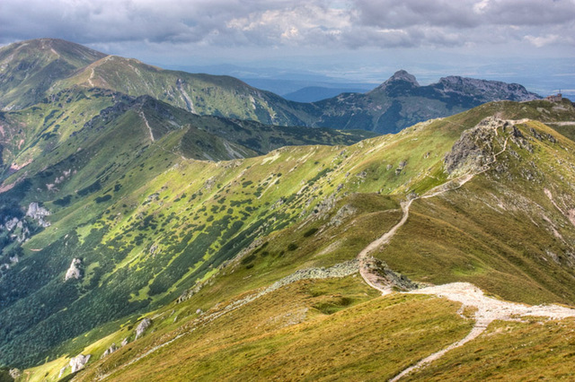 Tatry - widok na Giewont od strony Kasprowego Wierchu