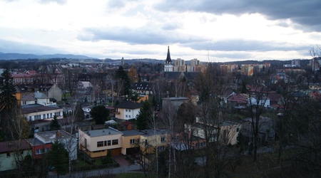widok na Cesky Tesin – Cieszyn, Polska