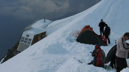 gouter i camp de base – Mont blanc, Francja