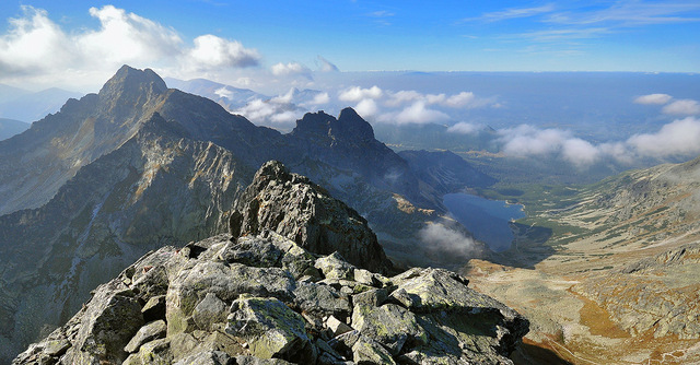 TATRY-Orla Perć-część widziana z Koziego