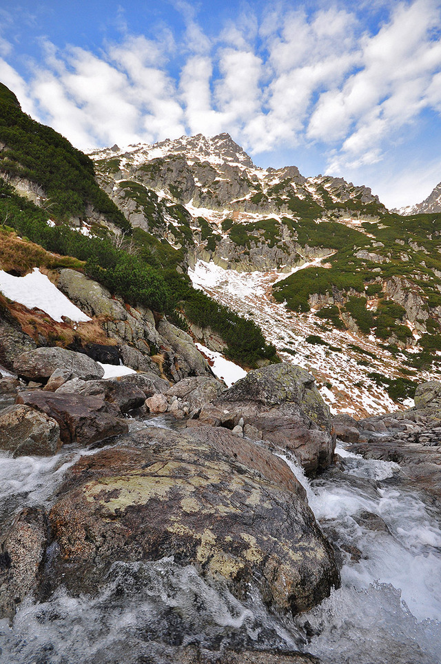 TATRY-Dolina Roztoki przy Siklawie