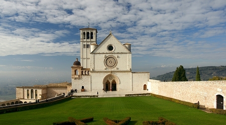 Asyż widok na San Francesco – Włochy