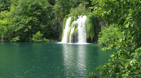 Plitvice - pierwsze kaskady – Chorwacja