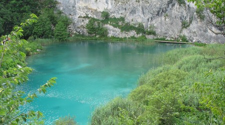 Plitvice - ścieżka do wodospadu – Chorwacja