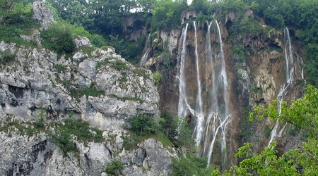 Plitvice - wodospad dalej – Chorwacja