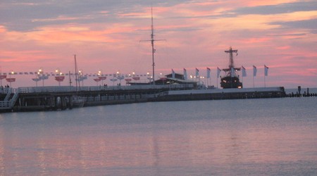 molo nad ranem – Sopot, Polska