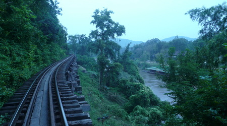Kolej śmierci – Kanchanaburi, Tajlandia
