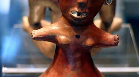 Mexico City Muzeum Archeologiczne rzeźba indiańska – Meksyk