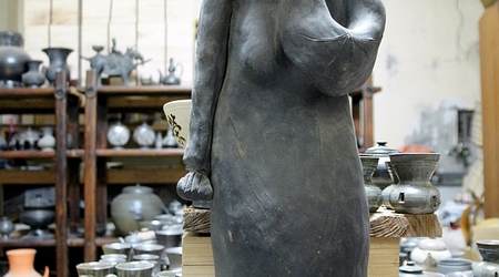 Gyeongju - rzeźba współczesna – Korea Południowa