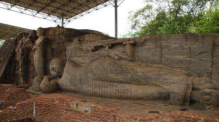 Budda leżący – Polonnaruwa, Sri Lanka