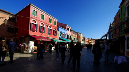 na deptaku w Burano – Włochy