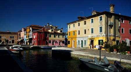 w Burano ... – Włochy