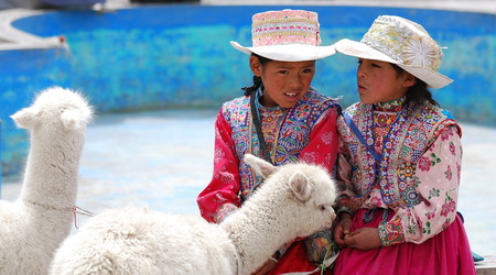 dzieci w Chivay – Peru