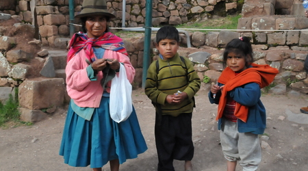 andyjska rodzina – Cusco, Peru