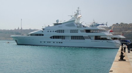 jacht z Vittoriosy – Cospicua, Malta