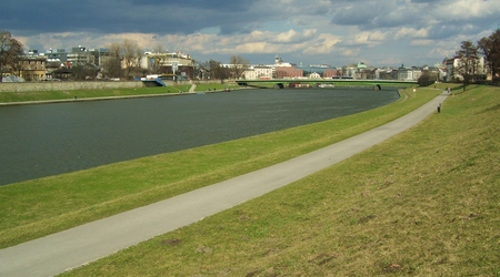Wisła od strony Dębników – Kraków, Polska