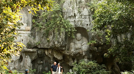 Zbocze góry Feilai Feng – Hangzhou, Chiny