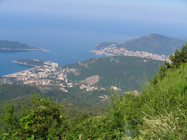 Panorama wybrzeza czarnogory
