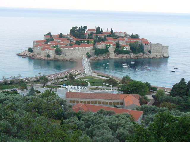 Panorama wyspy sw stefana
