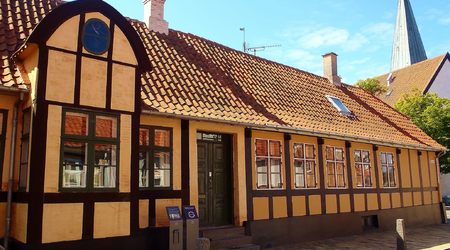 charakterystyczny dom na Bornholmie – Ronne, Dania