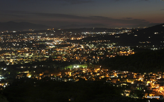 Widok z Montecatini terme 
